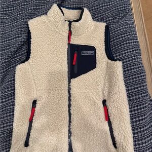 Vineyard Vines Cream Sherpa Fleece